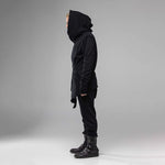 Hooded Black Warrior Cardigan