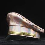 Leather Military Cap