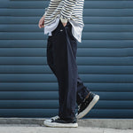 Tooling American Retro Loose Casual Elastic Men's Trousers