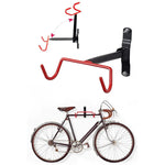 Dual Hook Folding Garage Wall Mounted Bicycle Bike Storage Stand