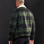 Retro Sherpa Trucker Jacke