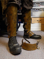 Gladiator Viking Genuine Leather Greaves