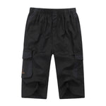 [50'' Waist] Mens Plus-size Cropped Trousers