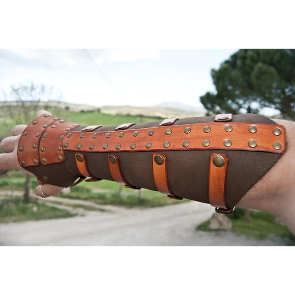 Fantasy Warrior Leather Bracers