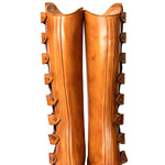 [Couple] Mens Leather Buttons Spats