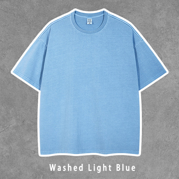 100% Cotton Washed Loose T-shirts