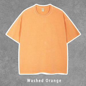 100% Cotton Washed Loose T-shirts