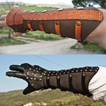 Fantasy Warrior Leather Bracers