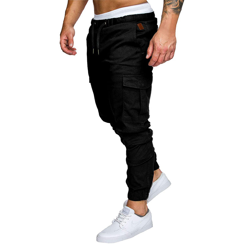 Mens Daily Causal Drawstring Pants