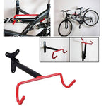 Dual Hook Folding Garage Wall Mounted Bicycle Bike Storage Stand