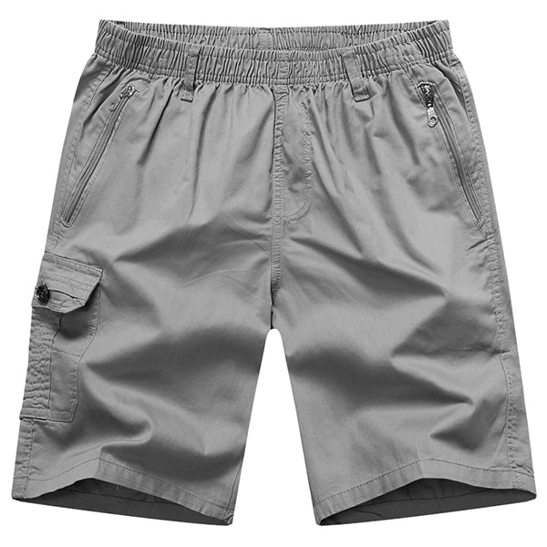 [47.2'' Waist] Men's Zip Plus Size Shorts