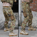 Outdoor Camo Rip-Stop Tactical Trousers
