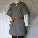 Viking Tunic With Celtic Knot Trim