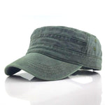 Mens Old Military Flat Cap