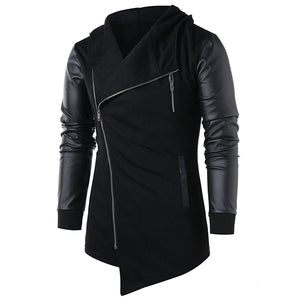 Men's Asymmetric Zip Coat