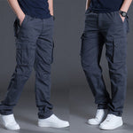 Mens Overalls Pockets Cargo Pants