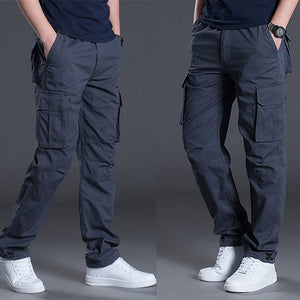 Mens Overalls Pockets Cargo Pants