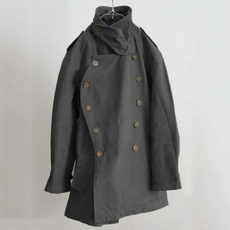1940s French Army Motorcycle Canvas Coat – Ecoooc