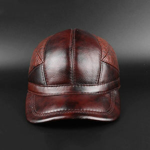 High Quality Genuine Leather Baseball Cap