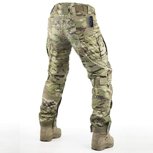 Survival Tactical Gear Pants with Knee Pads Hunting Paintball Airsoft BDU Military Camo Combat Trousers for Men