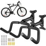 Dual Hook Folding Garage Wall Mounted Bicycle Bike Storage Stand