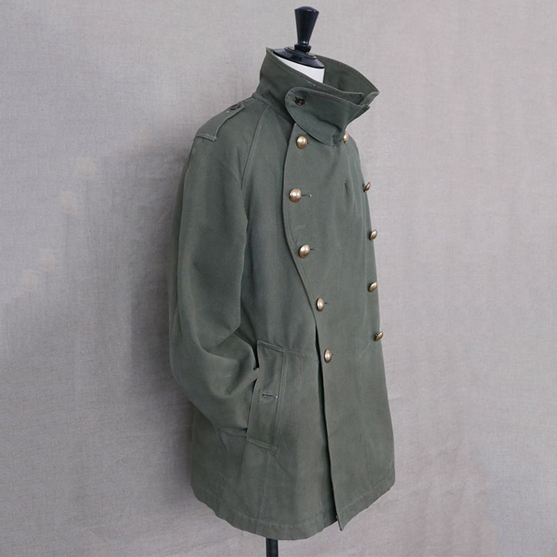 1940s French Army Motorcycle Canvas Coat – Ecoooc