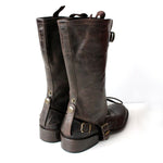 [Couple] Mens Leather Zipper Spats