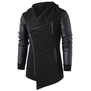 Men's Asymmetric Zip Coat