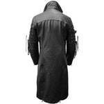 Genuine Leather Gothic Steampunk Coat
