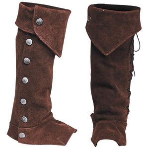 Medieval Gothic Boot Stripe Spats