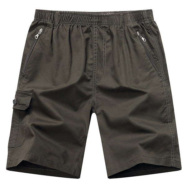 [47.2'' Waist] Men's Zip Plus Size Shorts