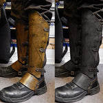 Gladiator Viking Genuine Leather Greaves