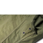 USN Wet Weather Parka Vintage Deck Jacket Pullover Lace Up WW2 Uniform