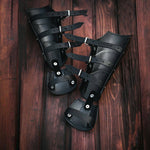 Medieval Warrior LARP Leather Bracers