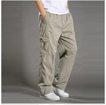 [M-6XL] Men's Plus-size Pockets Trousers