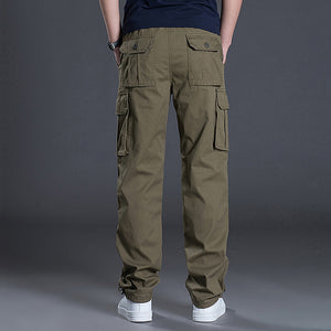 Mens Overalls Pockets Cargo Pants