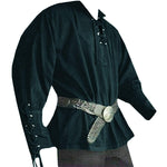 Men's Medieval Lace Up Pirate Shirt