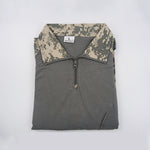 Men's Tactical Military Shirts 1/4 Zip Long Sleeve Shirt