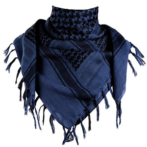 Military Tactical Desert Head Neck Scarf Arab Wrap with Tassel