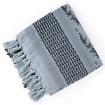 Military Tactical Desert Head Neck Scarf Arab Wrap with Tassel