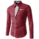 Men's Daily Shirts With Durable Woven Cotton