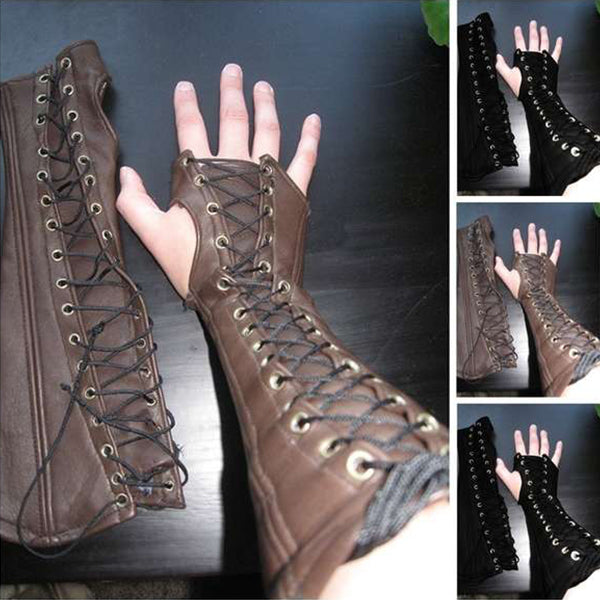 Medieval Cosplay Customer Steampunk Leather Bracer