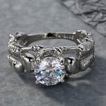 Skeleton Skull Ring