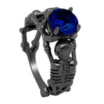 Skeleton Skull Ring